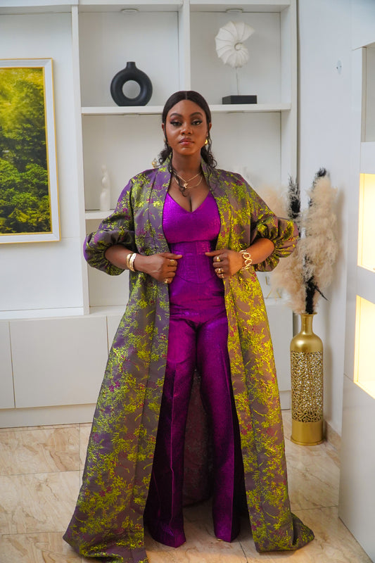 Lush purple kimono
