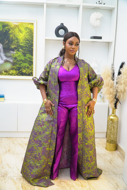 Lush purple kimono