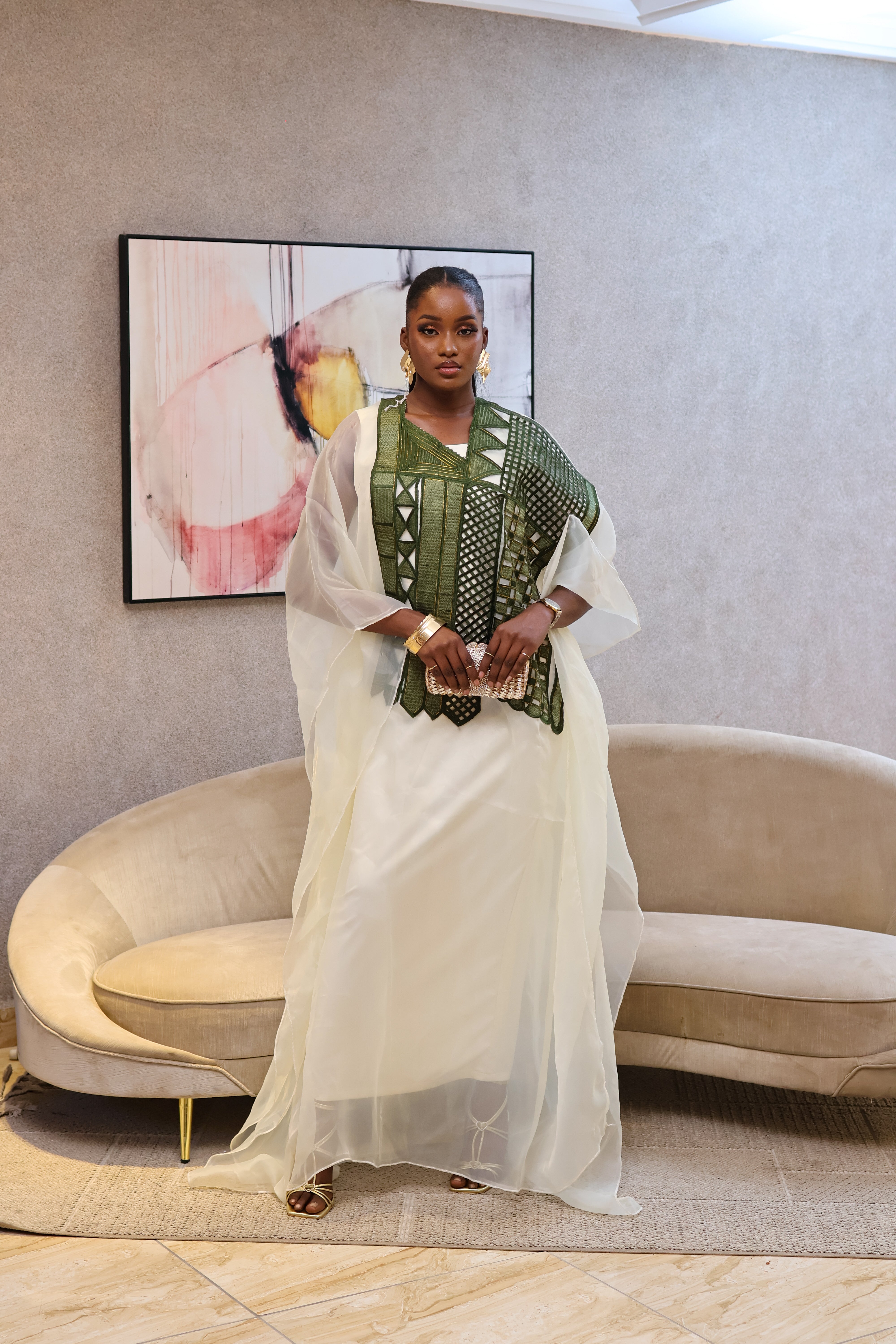 Upgraded Chic kaftan dress