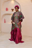 Wealthy Aunty Brocade Bubu (BEADED)